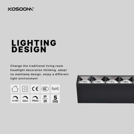 SMJM09 36W 3100LM 15°/24°/36°/50° Lampade da Incasso Led Commerciali Personalizzate SMJ Kosoom-Faretti da Incasso--22543 1706352971