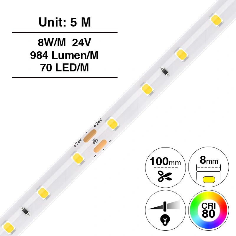 20W/m 4000K Ra90 IP20 238LEDs/m SMD 2835 Strisce LED Top-Illuminazione corridoio-STL005-s0402