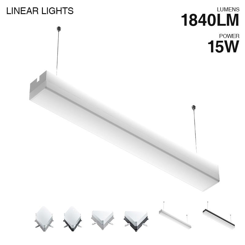 MLL004-A -15W-1840lm-4000K-120°-Lampada Lineare LED-Illuminazione Showroom--MLL004 A 15W