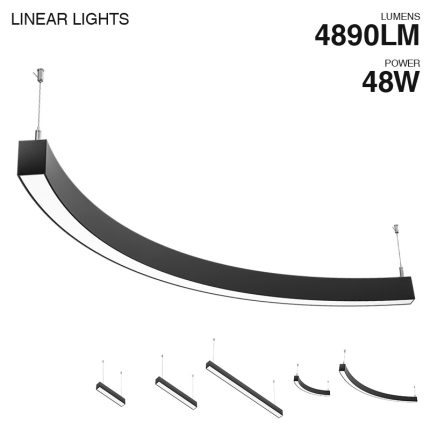 SLL001-A 24W|48W 2080lm|4890lm 4000K 110° -Lampada Lineare LED-illuminazione Ufficio-SLL001-A-SLL001 A C