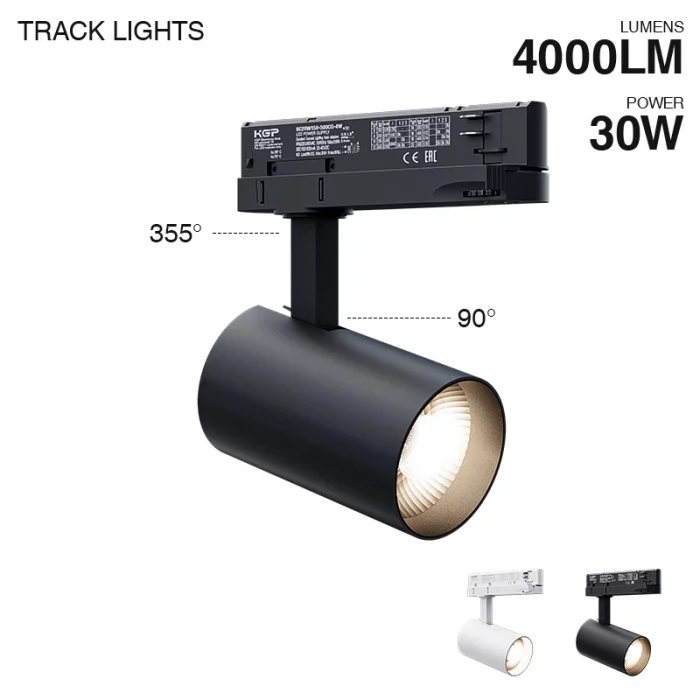 TRL009-12W-960lm-Faretti a Binario-Faretti led Interno--TRL015 b 30W