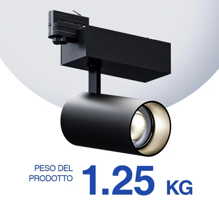 TRL003-35W-2980lm-Faretti a Binario-Illuminazione della chiesa--trl003 b g